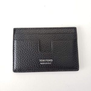 TOM FORD's classic black cardholder